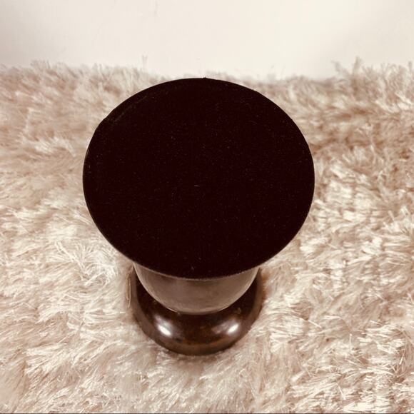 Heavy Bronze Metal Candlestick 7" x 4" - Picture 5 of 5